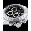 Rolex Stainless Steel White Dial Dayton Watch Black