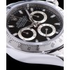 Rolex Stainless Steel White Dial Dayton Watch Black