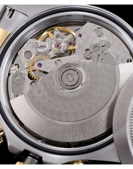 Rolex White Dial Dayton Watch Black