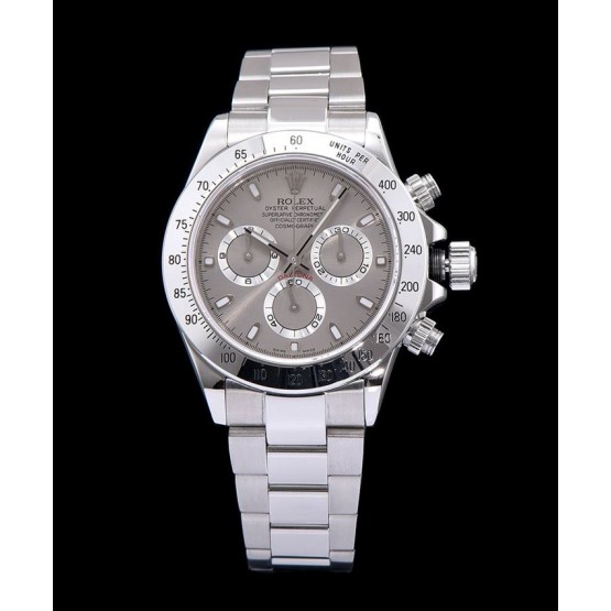 Rolex Ceramic Daytone Cosmograph Watch Silver