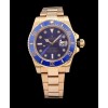 Rolex Ceramic Submariner Watch Full Gold Blue