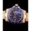 Rolex Ceramic Submariner Watch Full Gold Blue