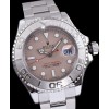 Rolex Gold Men s Yacht Master Watch Cream