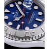 Rolex Stainless Steel Men s Yacht Master Watch Blue