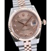 Rolex Datejust Wtach With Diamond maker Golden