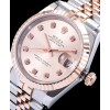 Rolex Datejust Wtach With Diamond maker Golden
