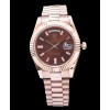 Rolex Stainless Steel Automatic Watch Light Coffee