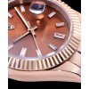 Rolex Stainless Steel Automatic Watch Light Coffee