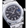 Rolex Rose Gold Automatic Watch Black