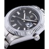 Rolex Rose Gold Automatic Watch Black