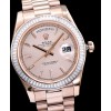 Rolex Men s Stainless Steel Watch With Diamond Golden