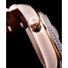 Rolex Men s Stainless Steel Watch With Diamond Golden