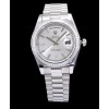 Rolex Men s Stainless Steel Watch With Diamond White