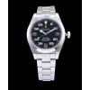 Rolex Stailess Air king Watch Black