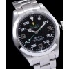 Rolex Stailess Air king Watch Black