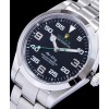 Rolex Stailess Air king Watch Black