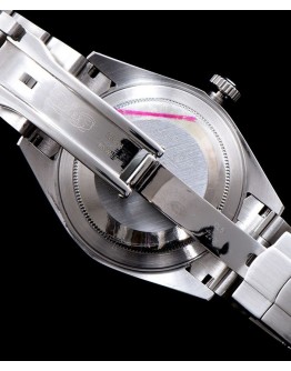 Rolex Stailess Air king Watch Black