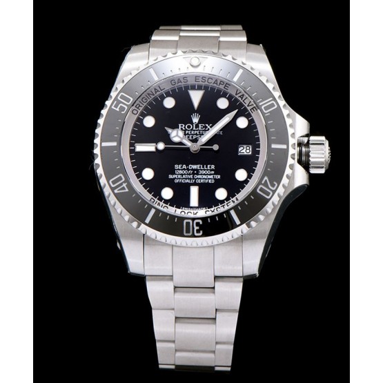 Rolex Deepsea Sea Dweller Black Watch Black