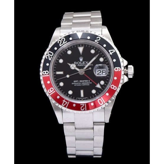 Rolex GMT Master Red Black Bezel Watches Red