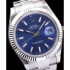 Rolex Datejust Watches with luminous hour markers Blue
