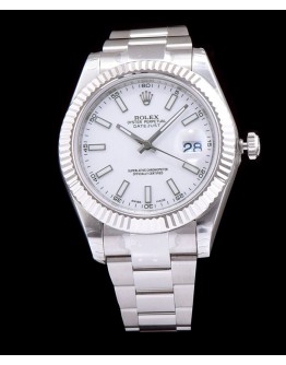 Rolex Datejust Watches with luminous hour markers White
