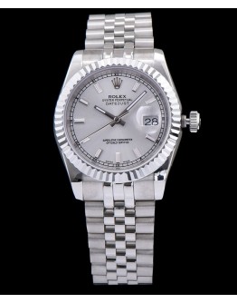 Rolex Men s Stainless Steel Datejust Watches White