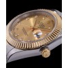 Rolex Stainless Steel Mid size Datejust Watches Golden