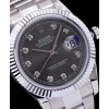 Rolex Men s Stainless Steel Mid size Datejust Watches Black