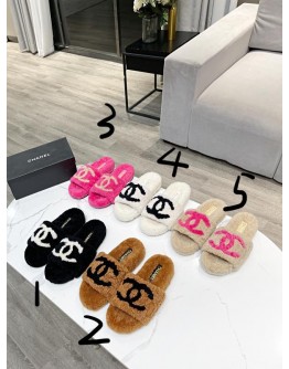 C-C Fur Slippers 001